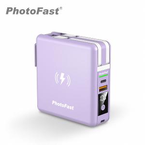 Photofast多功能五合一行動電源 萬用充 自帶線旅行充 磁吸無線充電 MUTICharge 10000mAh