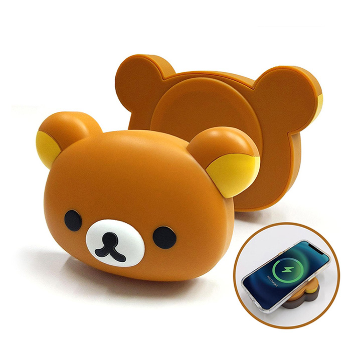 Rilakkuma拉拉熊 5600Series 造型無線充行動電源(附底座)