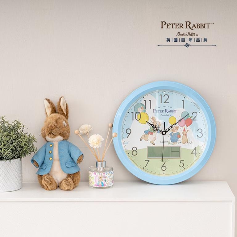 PETER RABBIT 比得兔 電子雙顯鐘-比得兔歡樂時光時鐘