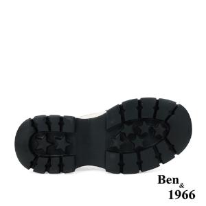Ben&1966高級牛油皮學院風樂福鞋-米白(238212)