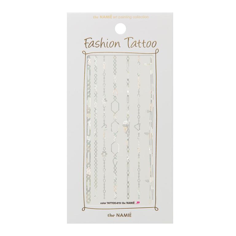 Erelah Color Tattoo 彩色紋身貼紙 銀色手鍊 019