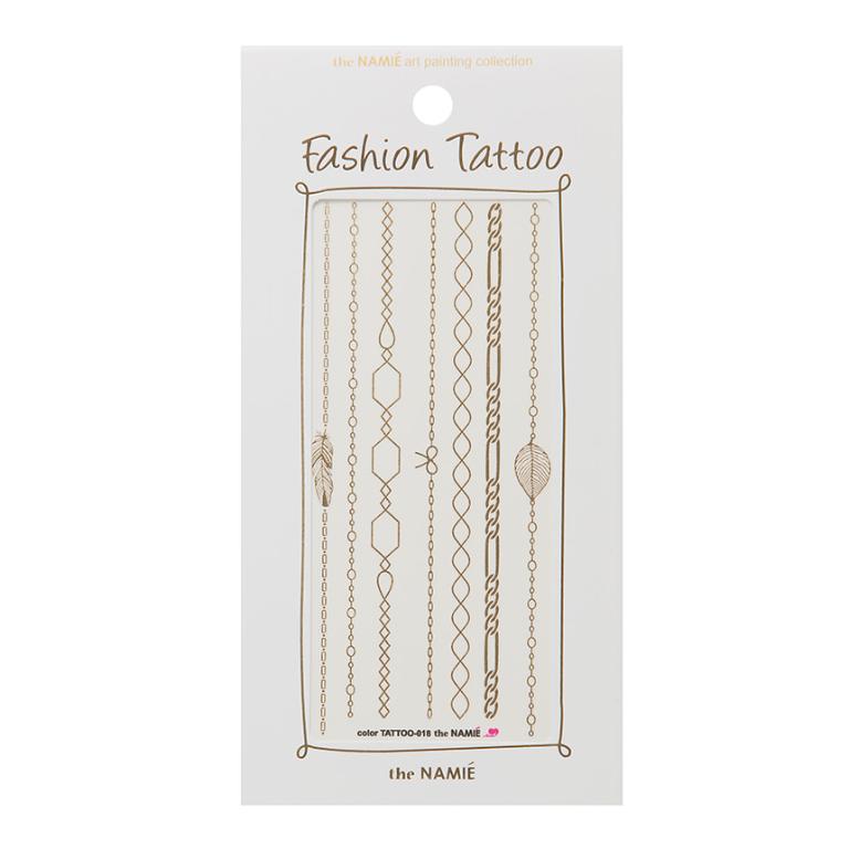 Erelah Color Tattoo 彩色紋身貼紙 金手練 018