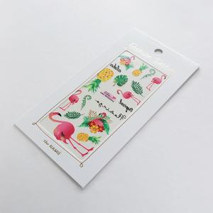 Erelah Color Tattoo 彩色紋身貼紙 紅鶴 010