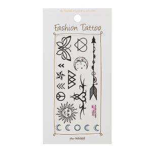 Erelah Color Tattoo 彩色紋身貼紙 太陽和月亮 011
