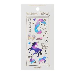 Erelah Color Tattoo 彩色紋身貼紙 獨角獸 021