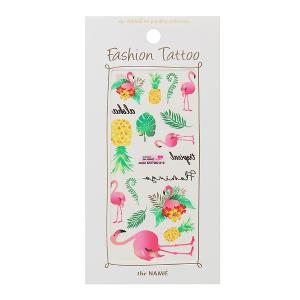 Erelah Color Tattoo 彩色紋身貼紙 紅鶴 010