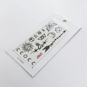 Erelah Color Tattoo 彩色紋身貼紙 太陽和月亮 011