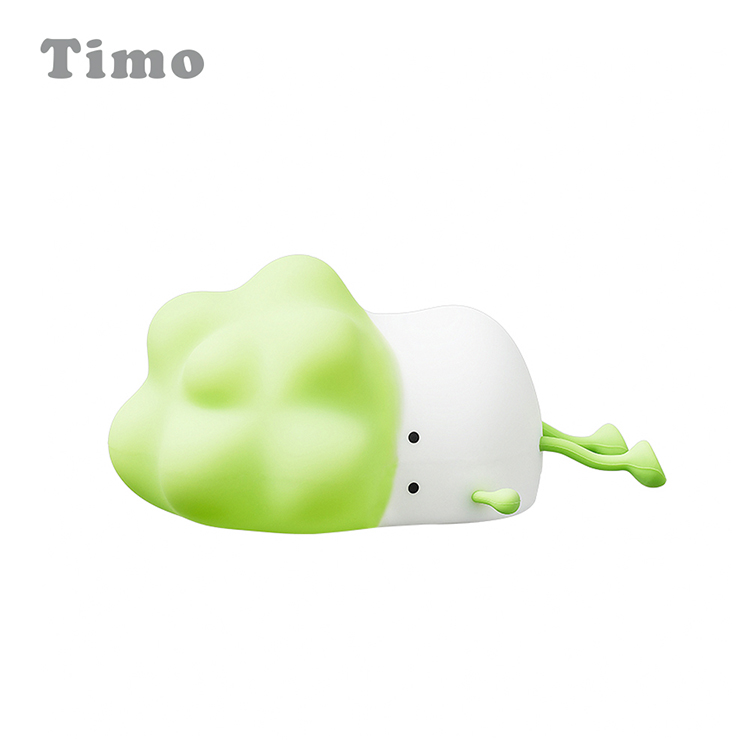 Timo翠玉白菜拍拍小夜燈 三檔亮度 手機支架 拍打感應 定時 桌燈 交換禮物