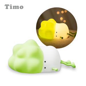 Timo翠玉白菜拍拍小夜燈 三檔亮度 手機支架 拍打感應 定時 桌燈 交換禮物