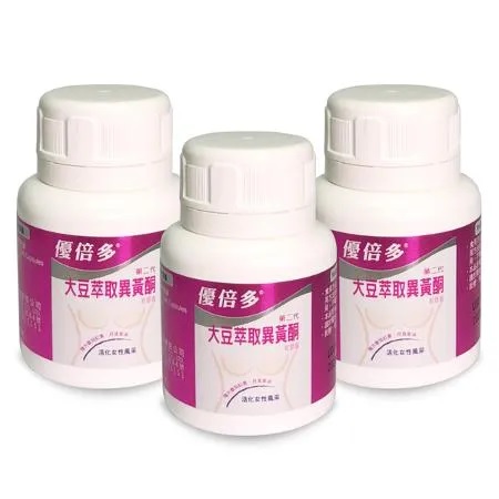 【杏輝醫藥集團】優倍多YouBest 大豆萃取異黃酮軟膠囊 三入組(50粒/盒)