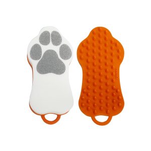 HARIO 寵物專用軟毛橘色兩面刷