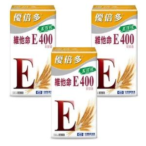 【杏輝醫藥集團】優倍多YouBest 高活性維他命E400軟膠囊 三入組(50粒/盒)