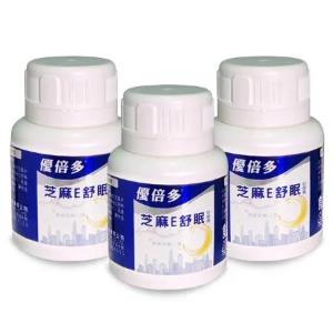 【杏輝藥廠】優倍多YouBest 芝麻E舒眠軟膠囊三入組(60粒/盒)