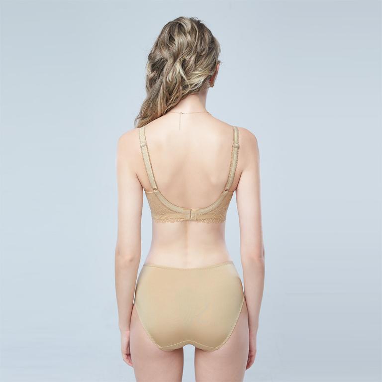 【思薇爾】撩波琉晶羽系列A-C罩蕾絲包覆女內衣(胚芽膚)