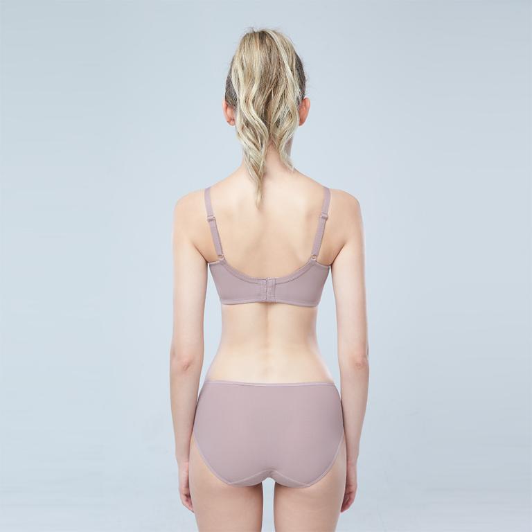 【思薇爾】幾何律動系列B-F罩軟鋼圈模杯涼感運動女內衣(百結紫)