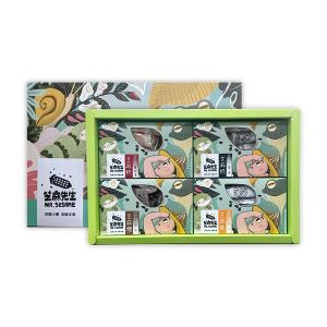 綠野鮮蹤禮盒B款 (芝麻糕原味+芝麻糕蔓越莓+芝麻糖原味+芝麻棒原味)