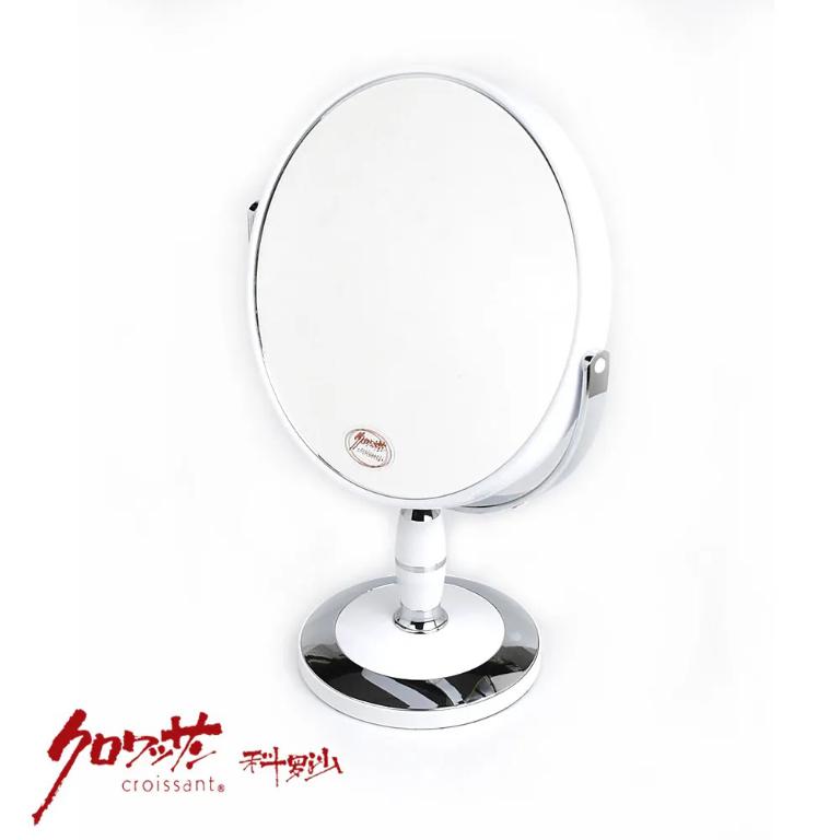 M357-7雙面3倍圓鏡7吋 白色