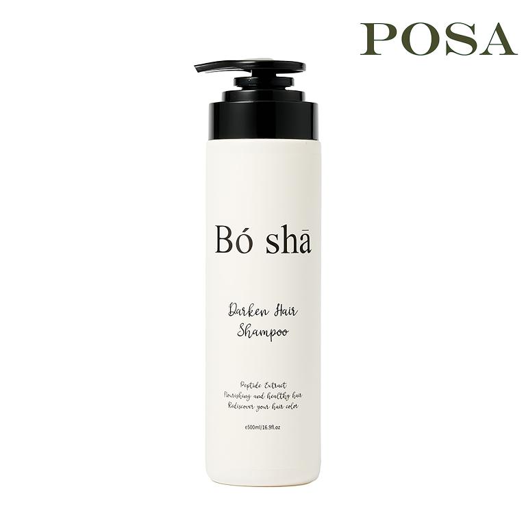 POSA｜Bó Shā 植萃喚黑洗髮露500ml(預防白髮適用)