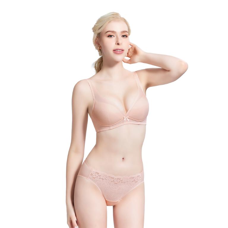 【思薇爾】Love myself系列M-3XL無鋼圈蕾絲包覆無痕女內衣(柔膚色)