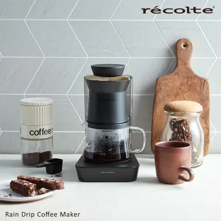 recolte 日本麗克特 Rain Drip 花灑萃取咖啡機 曜石黑