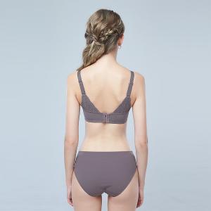 【思薇爾】Love myself系列M-3XL無鋼圈蕾絲包覆無痕女內衣(魅影灰)