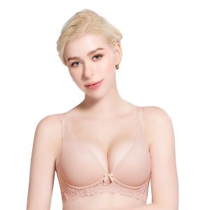 【思薇爾】Love myself系列B-E罩無鋼圈模杯蕾絲包覆無痕女內衣(柔膚色)