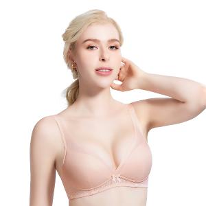 【思薇爾】Love myself系列M-3XL無鋼圈蕾絲包覆無痕女內衣(柔膚色)