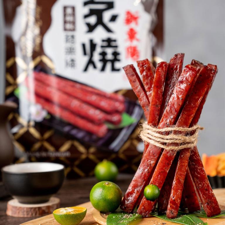 新東陽炙燒豬樂條-黑胡椒165g