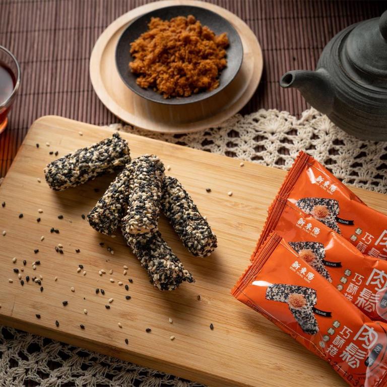 新東陽肉鬆巧酥捲-芝麻