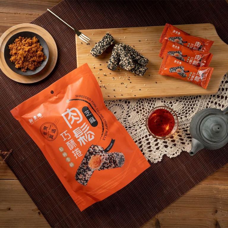 新東陽肉鬆巧酥捲-芝麻