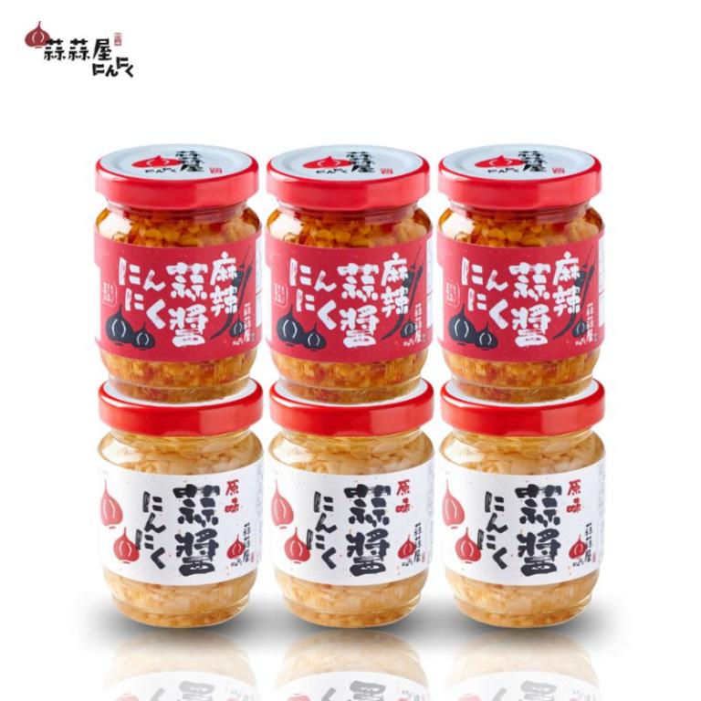 蒜蒜屋 綜合蒜醬 6入組 (原味/麻辣)