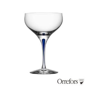 瑞典Orrefors 藍色之舞雞尾酒杯30CL-INTERMEZZO