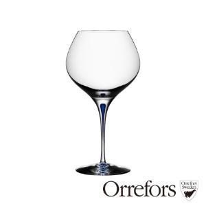 瑞典Orrefors 藍色之舞紅酒杯(Bouquet)70CL-INTERMEZZO