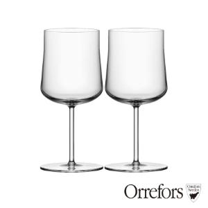 【瑞典Orrefors】自由之心-紅酒杯2入 36cl H17.5cm;Ø8cm- INFORMAL