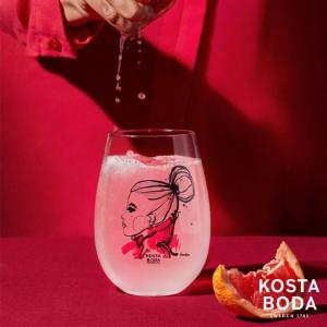 【瑞典Kosta Boda】都會女伶水杯(熱情紅)2入-ALL ABOUT YOU