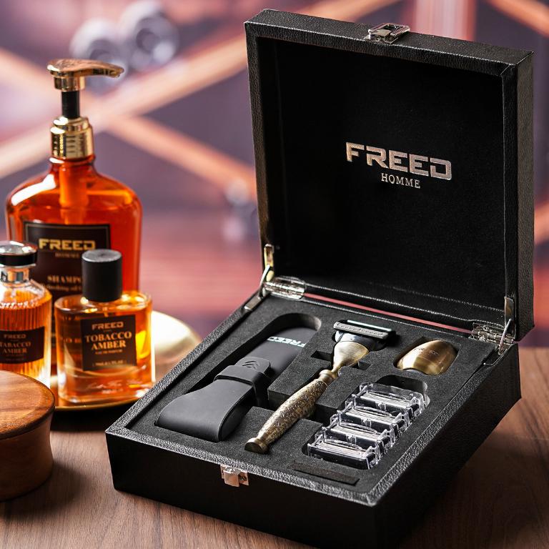 FREED 尊爵四件組禮盒-仿古銅蝕刻雕花