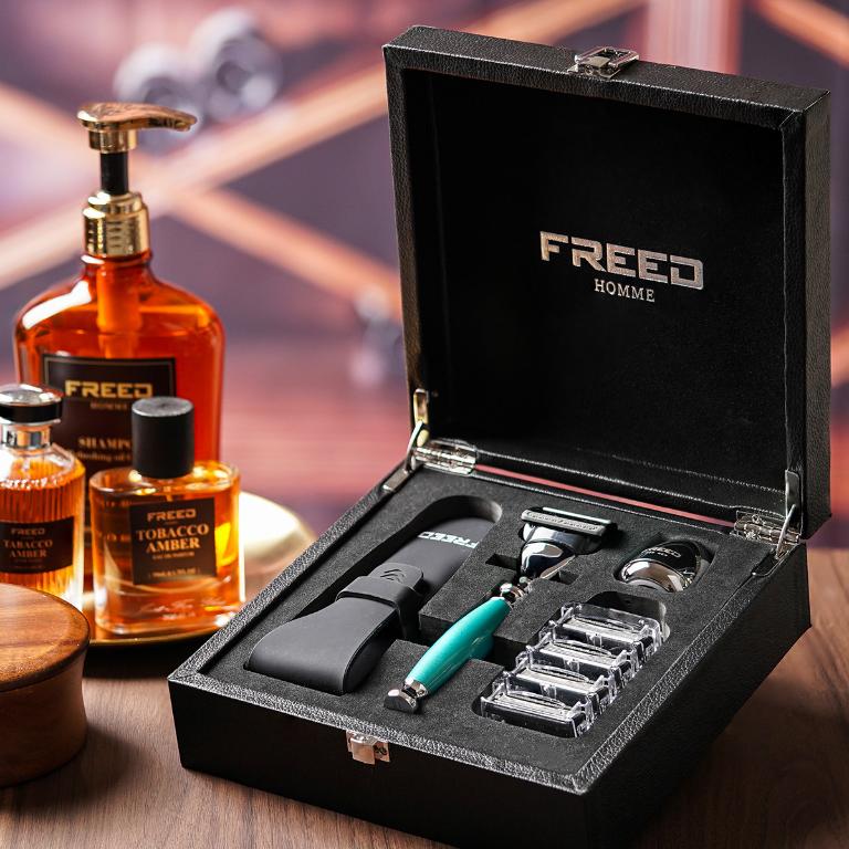 FREED 二週年特仕版尊爵四件組禮盒-湖水綠