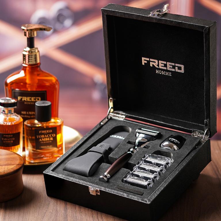 FREED 尊爵四件組禮盒-馬鞍棕