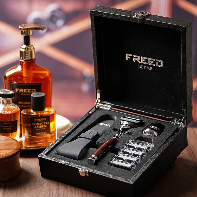 FREED 尊爵四件組禮盒-仿紫紅壇木