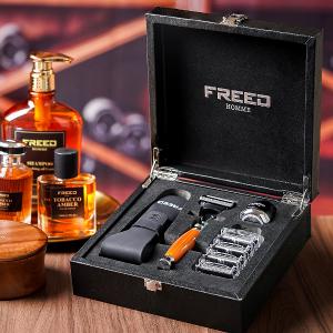 FREED 尊爵四件組禮盒-仿琥珀+客製化刻字服務