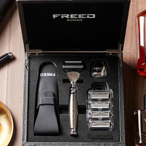FREED 尊爵四件組禮盒-蝕刻雕花鍍鎳版