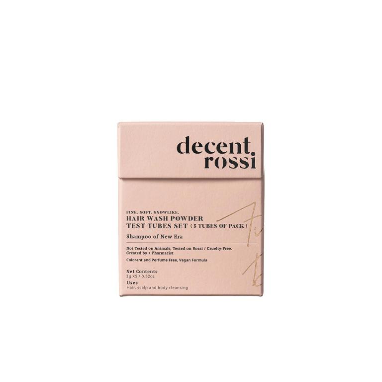 decent rossi 頭皮甦醒洗髮洗澡粉 旅行試管組 3g×5