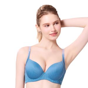 【思薇爾】律洞感系列B-F罩軟鋼圈模杯涼感運動女內衣(光電藍)
