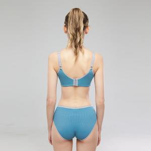 【思薇爾】律洞感系列C-F罩軟鋼圈涼感運動女內衣(光電藍)