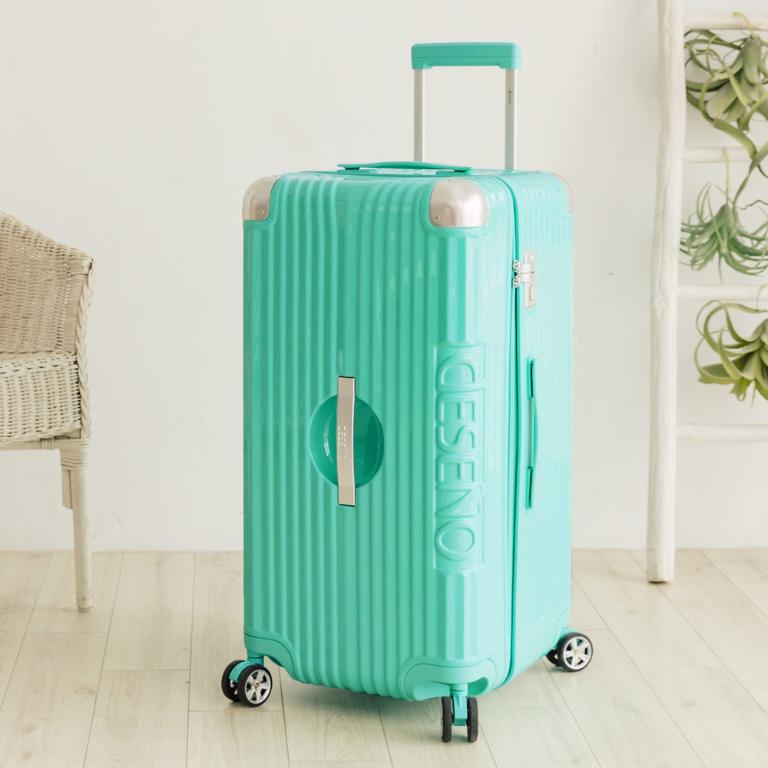 Deseno 尊爵魔力 胖胖箱防爆新型拉鍊行李箱-30吋松洋綠【多色任選】