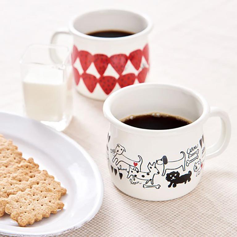 PLUNE 琺瑯大肚馬克杯380ml