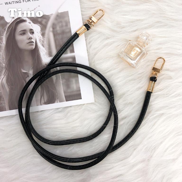 【Timo】手機掛繩背帶組含夾片_細皮繩
