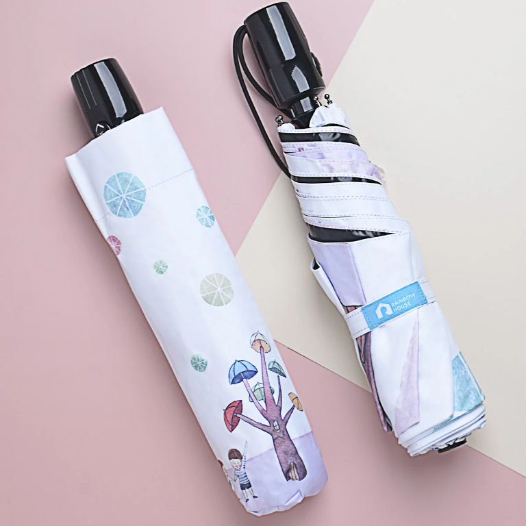  卡里善之樹自動傘|聯名傘|微光分子|大傘面23吋|台灣福懋傘布(防曬/抗UV/防風/雨傘/安全不回彈)