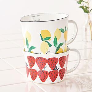 PLUNE 琺瑯刻度量杯450ml