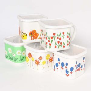 PLUNE ADERIA聯名復古琺瑯方形提把密封保鮮盒1.45L